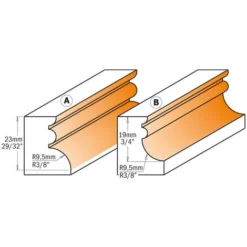CMT ORANGE TOOLS 856.852.11 Fraise à Profiler HM S=12.7 D=31.7X23 pour Défonceuse, Affleureuse et Toupie -Toupie Soldes 1663542 4