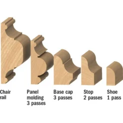 CMT ORANGE TOOLS 856.852.11 Fraise à Profiler HM S=12.7 D=31.7X23 pour Défonceuse, Affleureuse et Toupie -Toupie Soldes 1663542 5