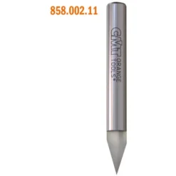 CMT ORANGE TOOLS 858.002.11 Fraise à Pointe Laser 35° HWM S=6,35 D=9,5 L=51 Z1 pour Défonceuse, Affleureuse et Toupie -Toupie Soldes 1663548 3