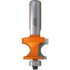 CMT ORANGE TOOLS 861.064.11 Fraise Demi-Ronde avec Roulement S=6.35 D=28.5 R=6.35 pour Défonceuse, Affleureuse et Toupie