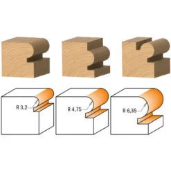 CMT ORANGE TOOLS 861.601.11 Fraise à Arrondir et Chanfreiner 45° avec Roulement - S=12,7 D=23,8X19 R=4 9 CMT ORANGE TOOLS 861.601.11 Fraise à Arrondir et Chanfreiner 45° avec Roulement - S=12,7 D=23,8X19 R=4 -Toupie Soldes 1663565 3