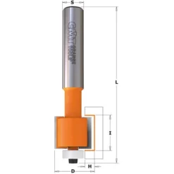 CMT ORANGE TOOLS 880.512.11 Fraise pour Gravures avec Roulement HW S=12,7 D=22,2X12,7 - Fraise pour Défonceuse, Affleureuse et Toupie -Toupie Soldes 1663617 2