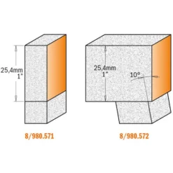 CMT ORANGE TOOLS 880.571.11 Fraise à Affleurer avec Roulement HW S=12,7 D=19,05x25,4x78 DR - Fraise Pour Défonceuse, Affleureuse Et Toupie 10 CMT ORANGE TOOLS 880.571.11 Fraise à Affleurer avec Roulement HW S=12,7 D=19,05x25,4x78 DR - Fraise Pour Défonceuse, Affleureuse Et Toupie -Toupie Soldes 1663626 4