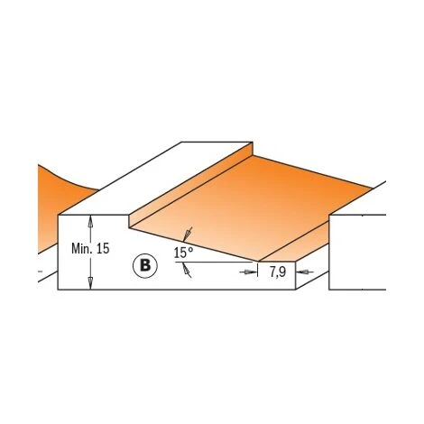 CMT ORANGE TOOLS 890.502.11 HW-FRAISE POUR VOLETS S=12.7 D=82.5X15 (B) - Fraise pour défonceuse, affleureuse et toupie 3 CMT ORANGE TOOLS 890.502.11 HW-FRAISE POUR VOLETS S=12.7 D=82.5X15 (B) - Fraise pour défonceuse, affleureuse et toupie