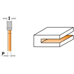 CMT ORANGE TOOLS 922.320.11B Fraise à Disque pour Rainures Latérales HW Z3 S=12 D=47,6X2 - Fraise pour Défonceuse, Affleureuse et Toupie -Toupie Soldes 1663842 3