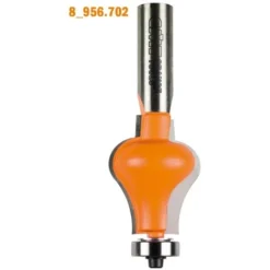 CMT ORANGE TOOLS 956.702.11 Fraise à Roulement pour Défonceuse, Affleureuse et Toupie - S=12, D=31,75x38