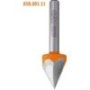 CMT ORANGE TOOLS 958.003.11 Fraise à Pointe Laser HW S=8 D=12,7 Z=2 pour Défonceuse, Affleureuse et Toupie -Toupie Soldes 1664042 1