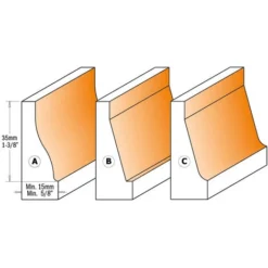 CMT ORANGE TOOLS 990.601.11 HM-FR.A' Fraise à Profil Vertical S=12 D=38X38 pour Défonceuse, Affleureuse et Toupie 7 CMT ORANGE TOOLS 990.601.11 HM-FR.A' Fraise à Profil Vertical S=12 D=38X38 pour Défonceuse, Affleureuse et Toupie -Toupie Soldes 1664220 3