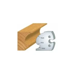 LUXOUTILS 249 : Jeu De 2 Fers 50 Mm Moulure Socle Louis XVI Pour Porte Outils 50 Mm - Porte-outils De Toupie