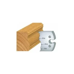 LUXOUTILS 255 : Jeu De 2 Fers 50 Mm Moulure Louis XIII Pour Porte Outils 50 Mm - Porte-outils De Toupie