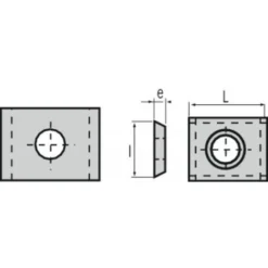 LEMAN Plaquettes Carbure Réversibles 30x12x1,5 mm - Paquet de 10 pour Porte-outils de Toupie -Toupie Soldes 19059938 5