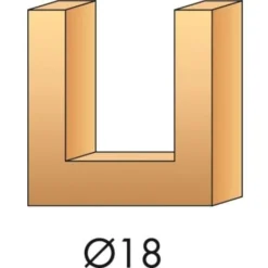 Fraise Carbure Monobloc LEMAN - Diamètre 14 mm, Queue 8 mm - Pour Défonceuse, Affleureuse et Toupie -Toupie Soldes 19060330 3