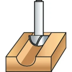 LEMAN Fraise De Défonceuse Carbure à Gorges, Queue 8 Mm, Diamètre 20 Mm - Fraise Pour Défonceuse, Affleureuse Et Toupie -Toupie Soldes 19061620 4