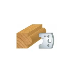 LUXOUTILS 015 : Jeu De 2 Fers 40 Mm Mouton Pour Porte Outils 40 Et 50 Mm - Porte-outils De Toupie