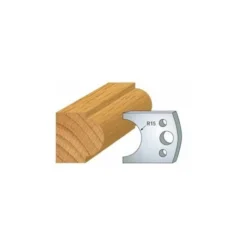 LUXOUTILS 066 : Jeu De 2 Fers 40 Mm Mouton Pour Porte Outils 40 Et 50 Mm - Porte-outils De Toupie