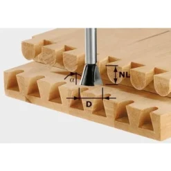 Fraise à Queue D'aronde HW 8mm S8 D13,8/13,5/15° - Festool | Fraise Pour Défonceuse, Affleureuse Et Toupie