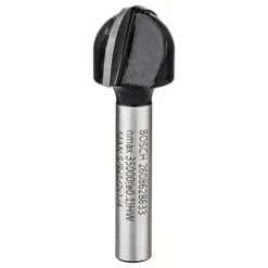 Fraise à Canneler Standard Bosch Professional pour Bois 1/4'' R1 8 mm, D 15,9 mm, L 12,3 mm, G 45 mm - 2608628633