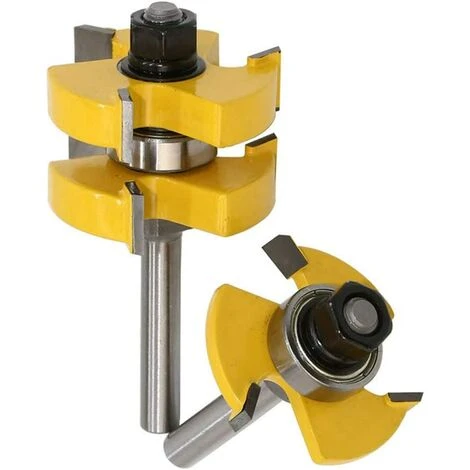 LITZEE Jeu de 2 Couteaux à Percussion à Rainure et à Languette 8 mm - Outil de Travail du Bois Professionnel 5 LITZEE Jeu de 2 Couteaux à Percussion à Rainure et à Languette 8 mm - Outil de Travail du Bois Professionnel – Image 3