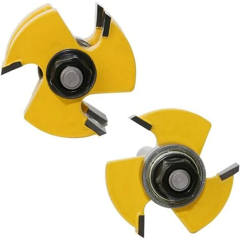 LITZEE Jeu de 2 Couteaux à Percussion à Rainure et à Languette 8 mm - Outil de Travail du Bois Professionnel 6 LITZEE Jeu de 2 Couteaux à Percussion à Rainure et à Languette 8 mm - Outil de Travail du Bois Professionnel – Image 4