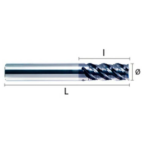 Fraise en Carbure de Métal HEPYC HM-MD DIN6527L - D. 16 x Lt. 92 x Lu. 32 x Di. 16 mm - Pour Défonceuse, Affleureuse et Toupie 3 Fraise en Carbure de Métal HEPYC HM-MD DIN6527L - D. 16 x Lt. 92 x Lu. 32 x Di. 16 mm - Pour Défonceuse, Affleureuse et Toupie