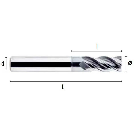 Fraise en Carbure de Métal HEPYC HM-MD DIN6527L - D. 8 x Lt. 63 x Lu. 16 x Di. 8 mm - Pour Défonceuse, Affleureuse et Toupie 3 Fraise en Carbure de Métal HEPYC HM-MD DIN6527L - D. 8 x Lt. 63 x Lu. 16 x Di. 8 mm - Pour Défonceuse, Affleureuse et Toupie