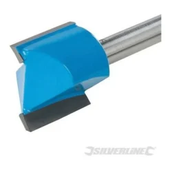 Fraise Droite Métrique 1/4", 20 X 20 Mm - SILVERLINE - Pour Défonceuse, Affleureuse Et Toupie -Toupie Soldes 28082799 3