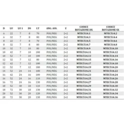 MTEC514 - Fraises Hélicoïdales HW UP-DOWN Positives/Négatives Z2+2 pour Défonceuse, Affleureuse et Toupie - Mobiltecnica -Toupie Soldes 28248180 3