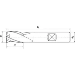 Fraise à Rainurer Courte DIN327 HSSCo8 D3 6 - Fraise Pour Défonceuse, Affleureuse Et Toupie -Toupie Soldes 29162987 3