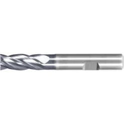 HAIMER® Fraise Basic Mill Carbure Monobloc AlTiN Type UNI D4 Queue HA 6mm - 1 Pièce pour Défonceuse, Affleureuse et Toupie