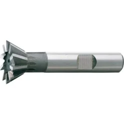 Fraise Queue D'aronde DIN1833 HSSCo5 Forme C 45° 25mm - 1 Pièce pour Défonceuse, Affleureuse et Toupie