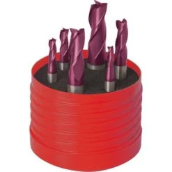 Jeu De Fraises Carbure Monobloc TiAlN 6 Pièces 4-12mm - Fraise Pour Défonceuse, Affleureuse Et Toupie