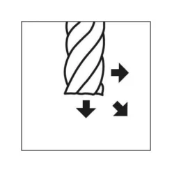 Fraise Longue DIN 6527 Carbure Monobloc TiALN D3 45° 9mm - 1 PCS pour Défonceuse, Affleureuse et Toupie -Toupie Soldes 29163597 5