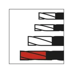 Fraise HPC Extra-longue Carbure Monobloc Type INOX TiALN 35/38° D4 12mm FORMAT GT 1 PCS - Fraise Pour Défonceuse, Affleureuse Et Toupie -Toupie Soldes 29166567 4