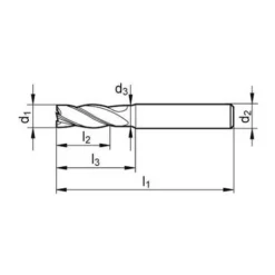 FORMAT GT Fraise HPC Carbure Monobloc LOTUS Queue HB D4 4mm - Fraise Pour Défonceuse, Affleureuse Et Toupie - 1 PCS -Toupie Soldes 29166596 3