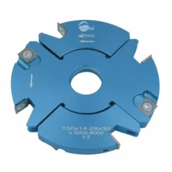 Leman Porte Outils à Tenonner 140 mm Ép. 14/28 mm - Alésage 30 mm pour Défonceuse, Affleureuse et Toupie