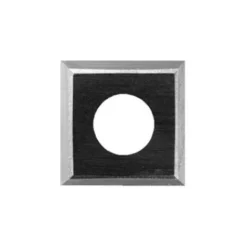 LUXOUTILS Boîte de 10 Plaquettes Carbure K05 - 14 x 14 x 2,0 mm pour Araseur et Travail du Bois | Porte-outils de Toupie