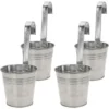 FAVSON Pots Suspendus Balcon - Ensemble de 4 Pots de Fleurs Suspendus pour Balcon et Jardin -Toupie Soldes 30647672 1