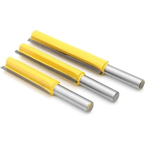 AIDUCHO 3Pcs Fraises à Bois Extra-Longues 8mm pour Défonceuse, Affleureuse et Toupie - 8mm x 1/2" x 50.8mm, 63mm, 76mm 7 AIDUCHO 3Pcs Fraises à Bois Extra-Longues 8mm pour Défonceuse, Affleureuse et Toupie - 8mm x 1/2" x 50.8mm, 63mm, 76mm – Image 5