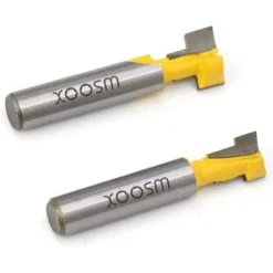 ABCRITAL 8mm T-Track Routeur - Fraise en T pour Rainure en Bois, Compatible avec Défonceuse et Affleureuse -Toupie Soldes 32949477 5