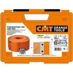 CMT ORANGE TOOLS 694.008.50 Porte-Outils de Toupie Bouvetage Dents de Scie HW Z2 D=105x49,6x50 - Haute Précision -Toupie Soldes 3414394 2