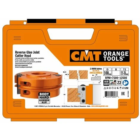 CMT ORANGE TOOLS 694.009.35 Porte-outil pour Joints Collés HW D=100x40x35 - Porte-outils De Toupie 4 CMT ORANGE TOOLS 694.009.35 Porte-outil pour Joints Collés HW D=100x40x35 - Porte-outils De Toupie – Image 2