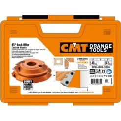 CMT ORANGE TOOLS 694.011.35 Porte-Outils de Toupie Bouvetage d'Angle 45° HW D=140x29x35 - Haute Précision -Toupie Soldes 3414402 2