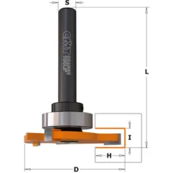 CMT ORANGE TOOLS 923.350.11A Fraise à Disque pour Rainures Latérales HW Z3 S=8 D=47,6X5 - Fraise Pour Défonceuse, Affleureuse Et Toupie -Toupie Soldes 3414443 2