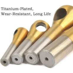 SUN FLOWER 4 Pièces De Foret De Chanfreinage - Foret Conique D'ébavurage pour Bois, Aluminium, Plastique - Doré 10 SUN FLOWER 4 Pièces De Foret De Chanfreinage - Foret Conique D'ébavurage pour Bois, Aluminium, Plastique - Doré -Toupie Soldes 37657155 4