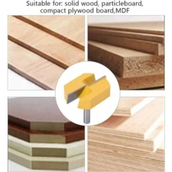 ECHOO Fraise de Queue de 8mm - Fraise de Rabotage de Surface et Nettoyage 8x57mm - Pour Défonceuse, Affleureuse et Toupie 9 ECHOO Fraise de Queue de 8mm - Fraise de Rabotage de Surface et Nettoyage 8x57mm - Pour Défonceuse, Affleureuse et Toupie -Toupie Soldes 37995546 3