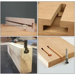 Jeu de 3 Fraises en T pour Défonceuse - 8/9.5/12.7mm - Lame de Haute Qualité pour Rainurage Précis -Toupie Soldes 40254584 5