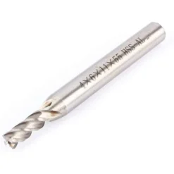 Fraise en Bout TANABATA 4mm, 4 Cannelures, Pour Acier, Bois et Fer - 1 Pièce