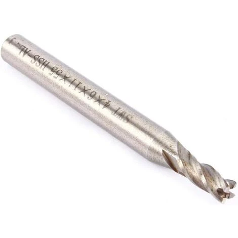 Fraise en Bout TANABATA 4mm, 4 Cannelures, Pour Acier, Bois et Fer - 1 Pièce 5 Fraise en Bout TANABATA 4mm, 4 Cannelures, Pour Acier, Bois et Fer - 1 Pièce – Image 3