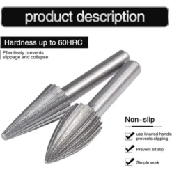 GUAZHUNIFR Fraise Rotative en Tungstène Double Coupe 6 mm - 6 Pièces pour Défonceuse, Affleureuse et Toupie 9 GUAZHUNIFR Fraise Rotative en Tungstène Double Coupe 6 mm - 6 Pièces pour Défonceuse, Affleureuse et Toupie -Toupie Soldes 43481084 3