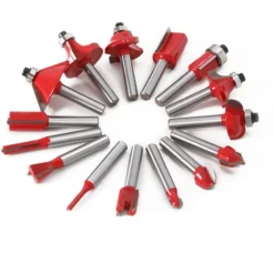 Kit de 15 Fraises à Défoncer en Carbure de Tungstène 6.35mm pour Défonceuse, Affleureuse et Toupie - VersaillesFR 9 Kit de 15 Fraises à Défoncer en Carbure de Tungstène 6.35mm pour Défonceuse, Affleureuse et Toupie - VersaillesFR -Toupie Soldes 44409191 3